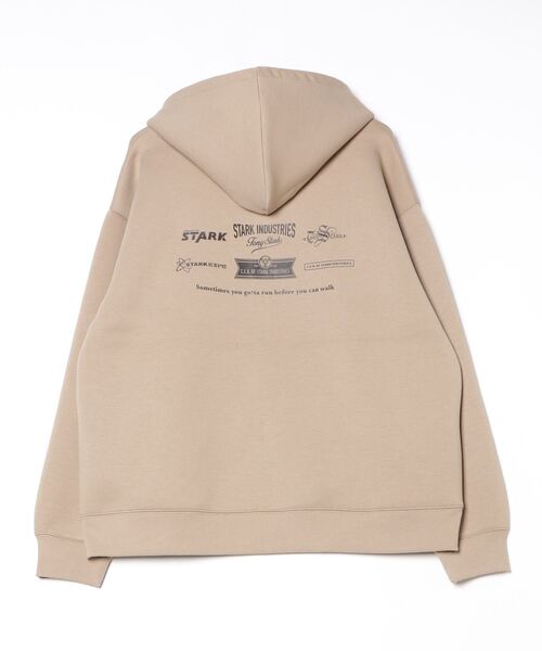 MARVEL(マーベル)の「マーベル MARVEL テックスウェットジップパーカー(パーカー・メンズ・ブラック/グレー/ベージュ・M/L/3L/LL/S)」の4枚目の写真