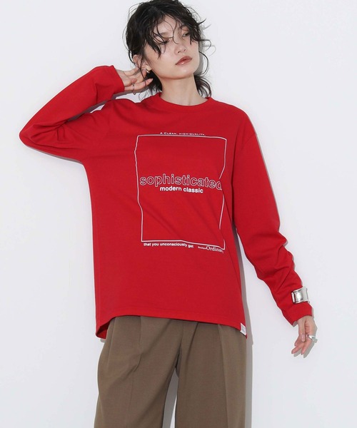 【セール】ＬＳタイポグラフィＴシャツ（Tシャツ/カットソー）｜The rejoice（ザ リジョイス）