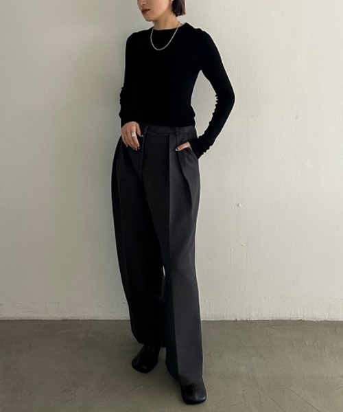 TODAYFUL Compact Smooth Knit コンパクトスムースニット/12510515