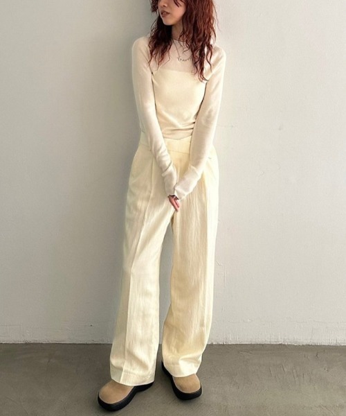 TODAYFUL Compact Smooth Knit コンパクトスムースニット/12510515