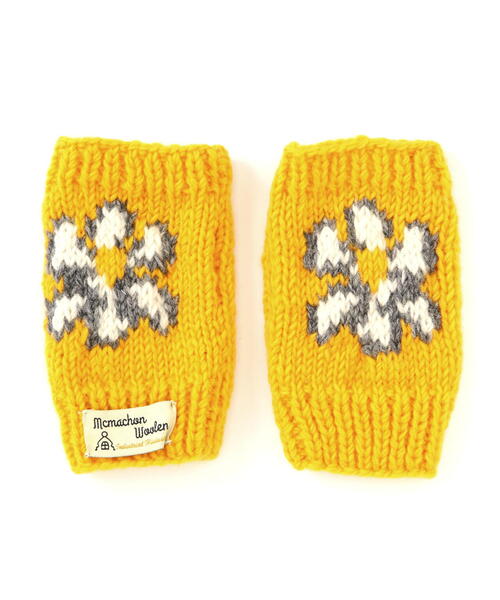 MacMahon Knitting Mills/マクマホンニッティングミルズ Hand Warmer-Flower ハンドウォーマー（手袋）｜niche.（ニッチ） 7,700円