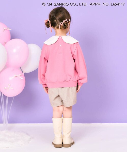 apres les cours（アプレレクール）の「フロントボタンショートパンツ（その他パンツ・キッズ・ベージュ/ドット/ネイビー・80/90/100/110/120/130/140）」の5枚目の写真