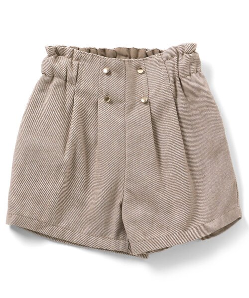 apres les cours（アプレレクール）の「フロントボタンショートパンツ（その他パンツ・キッズ・ベージュ/ドット/ネイビー・80/90/100/110/120/130/140）」の10枚目の写真
