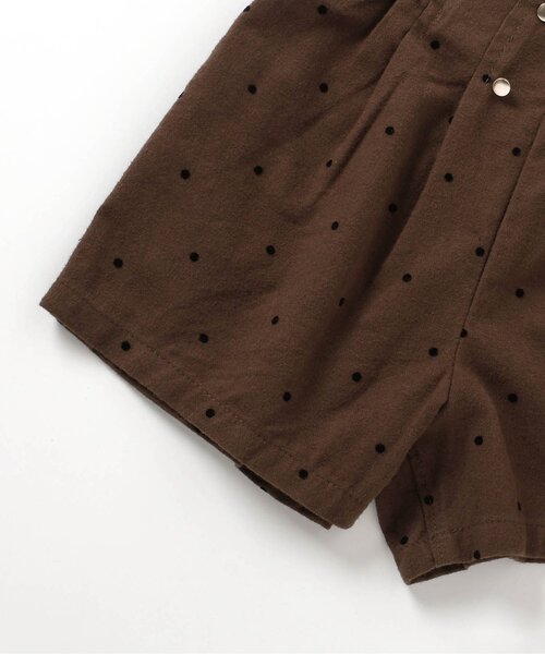 apres les cours（アプレレクール）の「フロントボタンショートパンツ（その他パンツ・キッズ・ベージュ/ドット/ネイビー・80/90/100/110/120/130/140）」の14枚目の写真