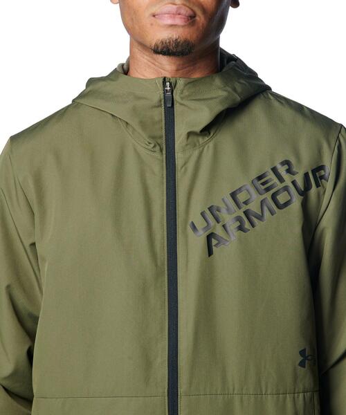 UNDER ARMOUR（アンダーアーマー）の「UAトリコット ラインド ウーブン ジャケット（トレーニング/メンズ）（その他アウター・メンズ・カーキ・L/2XL/XL/3XL/S/M）」の6枚目の写真