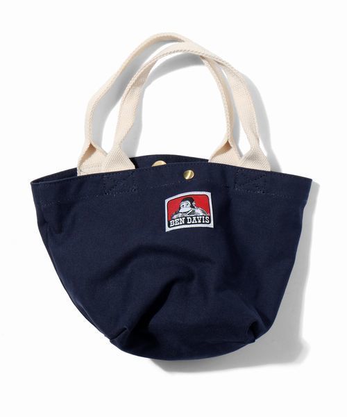BEN DAVIS ORIGINALS（ベンデイビスオリジナルス）の「BEN DAVIS LUNCH TOTE BAG　ランチトートバッグ（トートバッグ・レディース・ナチュラル/インディゴブルー/ネイビー/カモフラージュ/ストライプ/レッド系その他/ブラック/ライトブルー・FREE）」の4枚目の写真