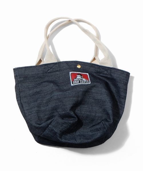 BEN DAVIS ORIGINALS（ベンデイビスオリジナルス）の「BEN DAVIS LUNCH TOTE BAG　ランチトートバッグ（トートバッグ・レディース・ナチュラル/インディゴブルー/ネイビー/カモフラージュ/ストライプ/レッド系その他/ブラック/ライトブルー・FREE）」の5枚目の写真