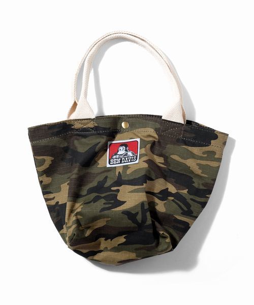BEN DAVIS ORIGINALS（ベンデイビスオリジナルス）の「BEN DAVIS LUNCH TOTE BAG　ランチトートバッグ（トートバッグ・レディース・ナチュラル/インディゴブルー/ネイビー/カモフラージュ/ストライプ/レッド系その他/ブラック/ライトブルー・FREE）」の7枚目の写真