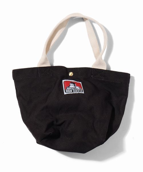 BEN DAVIS ORIGINALS（ベンデイビスオリジナルス）の「BEN DAVIS LUNCH TOTE BAG　ランチトートバッグ（トートバッグ・レディース・ナチュラル/インディゴブルー/ネイビー/カモフラージュ/ストライプ/レッド系その他/ブラック/ライトブルー・FREE）」の2枚目の写真