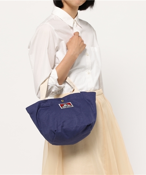 BEN DAVIS ORIGINALS（ベンデイビスオリジナルス）の「BEN DAVIS LUNCH TOTE BAG　ランチトートバッグ（トートバッグ・レディース・ナチュラル/インディゴブルー/ネイビー/カモフラージュ/ストライプ/レッド系その他/ブラック/ライトブルー・FREE）」の14枚目の写真
