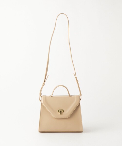 green label relaxing(グリーンレーベルリラクシング)の「2WAY トラペーズ ハンドバッグ / ショルダーバッグ(ショルダーバッグ・レディース・オフホワイト/ブラック/ベージュ・FREE)」の11枚目の写真