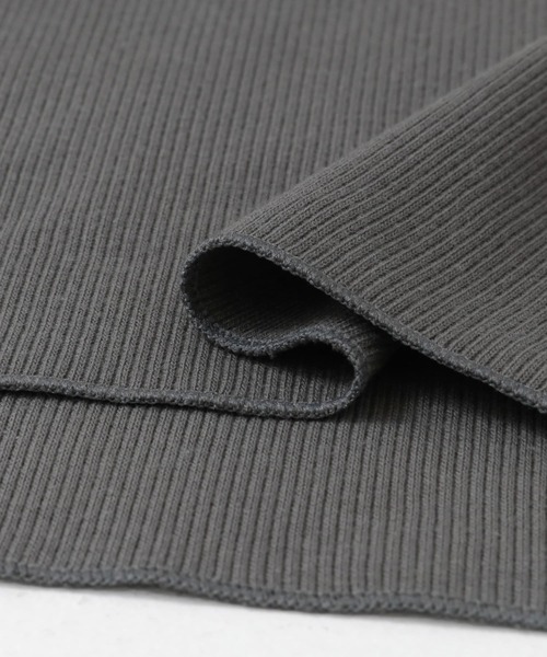 URBAN RESEARCH DOORS（アーバンリサーチドアーズ）の「『UR TECH』テレコタートルネックTシャツ（Tシャツ/カットソー・レディース・オフホワイト/ブラック/チャコールグレー・MEDIUM）」の15枚目の写真