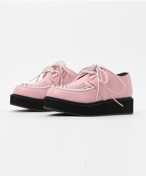 YOSUKE(ヨースケ)の「「YOSUKE/ヨースケ」厚底ラバーソールスニーカー(スニーカー・レディース・ホワイト/ブラック×ホワイト/ブラック/ブラック系その他/ホワイト系その他/マルチ/ブラックミックス/ピンク系その他/ライトブルー/ライトピンク/ブラック×レッド/シルバー/ゴールド/ベージュ系その他・LL/L/S/M)」の12枚目の写真