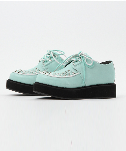 YOSUKE(ヨースケ)の「「YOSUKE/ヨースケ」厚底ラバーソールスニーカー(スニーカー・レディース・ホワイト/ブラック×ホワイト/ブラック/ブラック系その他/ホワイト系その他/マルチ/ブラックミックス/ピンク系その他/ライトブルー/ライトピンク/ブラック×レッド/シルバー/ゴールド/ベージュ系その他・LL/L/S/M)」の10枚目の写真