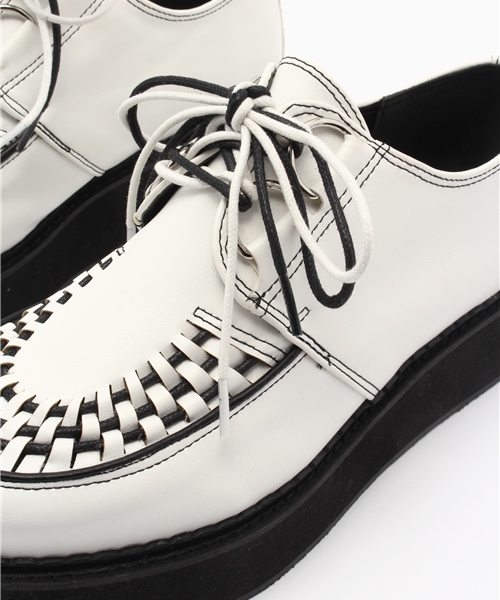 YOSUKE(ヨースケ)の「「YOSUKE/ヨースケ」厚底ラバーソールスニーカー(スニーカー・レディース・ホワイト/ブラック×ホワイト/ブラック/ブラック系その他/ホワイト系その他/マルチ/ブラックミックス/ピンク系その他/ライトブルー/ライトピンク/ブラック×レッド/シルバー/ゴールド/ベージュ系その他・LL/L/S/M)」の20枚目の写真