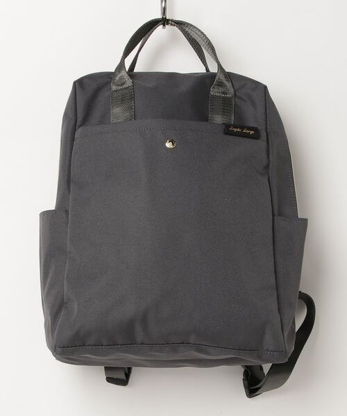 Legato Largo(レガートラルゴ)の「Legato Largo 撥水両立バッグトート型リュック(バックパック/リュック・レディース・グレー/オリーブ/ブラック・FREE)」の4枚目の写真