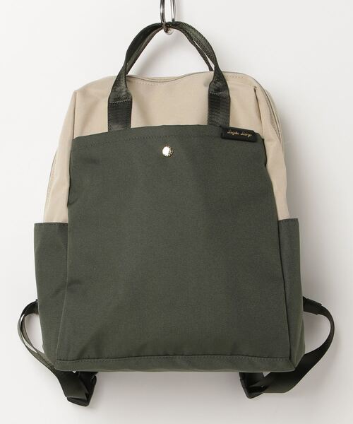 Legato Largo(レガートラルゴ)の「Legato Largo 撥水両立バッグトート型リュック(バックパック/リュック・レディース・グレー/オリーブ/ブラック・FREE)」の6枚目の写真