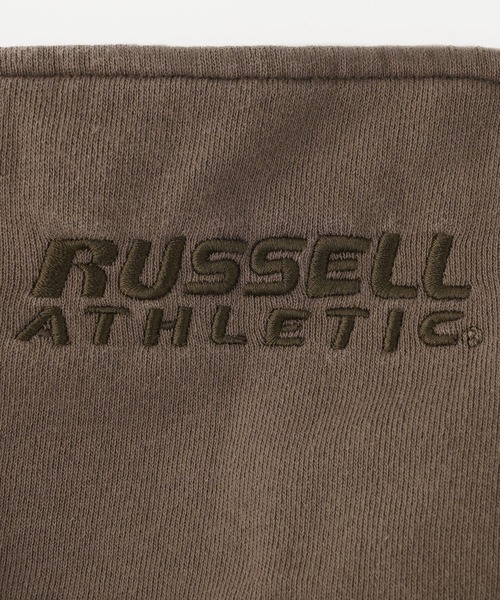 Russell Athletic（ラッセルアスレティック）の「X-girl x Russell CROPPED ZIP UP HOODIE（パーカー・レディース・ピンク/ブラウン/チャコール・M/S）」の13枚目の写真