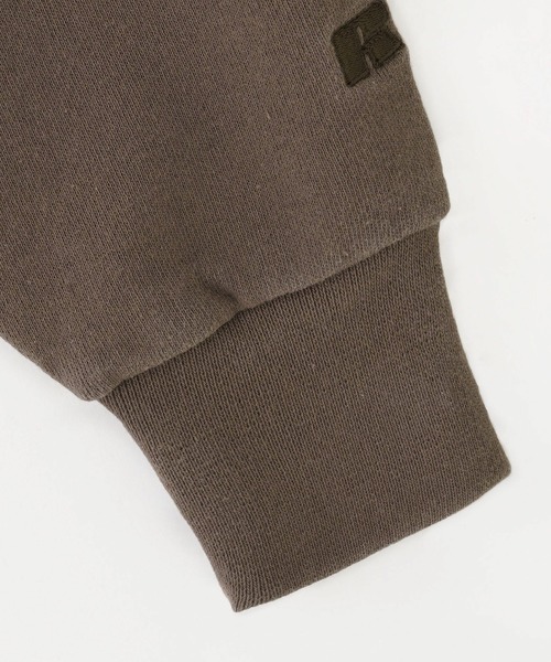 Russell Athletic（ラッセルアスレティック）の「X-girl x Russell CROPPED ZIP UP HOODIE（パーカー・レディース・ピンク/ブラウン/チャコール・M/S）」の18枚目の写真