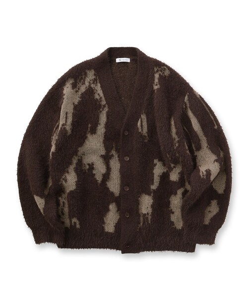 tk.TAKEO KIKUCHI（ティーケータケオキクチ）の「◆アブストラクトジャカードカーディガン（カーディガン/ボレロ・メンズ・ブラック/グレー/ブラウン系その他・03/02/01）」の4枚目の写真