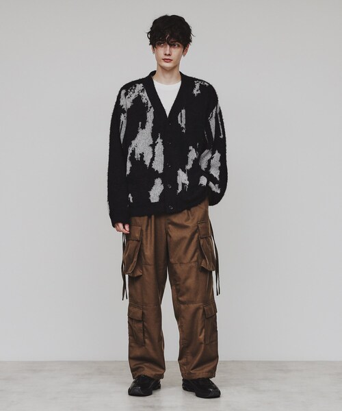 tk.TAKEO KIKUCHI（ティーケータケオキクチ）の「◆アブストラクトジャカードカーディガン（カーディガン/ボレロ・メンズ・ブラック/グレー/ブラウン系その他・03/02/01）」の17枚目の写真