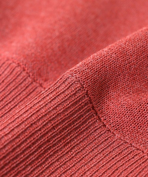 TITE IN THE STORE（ティテ　インザ　ストア）の「【UVカット】ポケットシアーニットカーディガン（カーディガン/ボレロ・レディース・ブラック/レッド/ベージュ・38）」の19枚目の写真