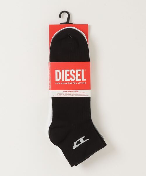 ギフトに【DIESEL】SKM-D-ANKLE-9 ソックス3足セット 送料込 メンズ アンクルソックス 3足セット SKM-D-ANKLE -9（ソックス