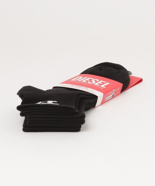 ギフトに【DIESEL】SKM-D-ANKLE-9 ソックス3足セット 送料込 メンズ アンクルソックス 3足セット SKM-D-ANKLE -9(ソックス