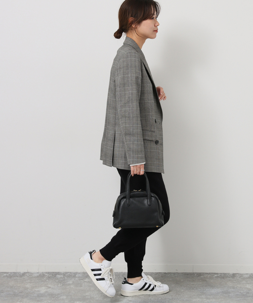 JOURNAL STANDARD relume(ジャーナルスタンダード レリューム)の「《追加3》ニットジョガーパンツ(その他パンツ・レディース・ブラック/ライトグレー・FREE)」の4枚目の写真