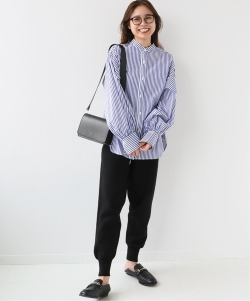 JOURNAL STANDARD relume(ジャーナルスタンダード レリューム)の「《追加3》ニットジョガーパンツ(その他パンツ・レディース・ブラック/ライトグレー・FREE)」の9枚目の写真