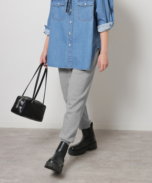 JOURNAL STANDARD relume(ジャーナルスタンダード レリューム)の「《追加3》ニットジョガーパンツ(その他パンツ・レディース・ブラック/ライトグレー・FREE)」の18枚目の写真