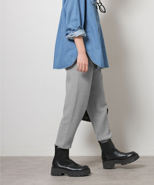 JOURNAL STANDARD relume(ジャーナルスタンダード レリューム)の「《追加3》ニットジョガーパンツ(その他パンツ・レディース・ブラック/ライトグレー・FREE)」の19枚目の写真