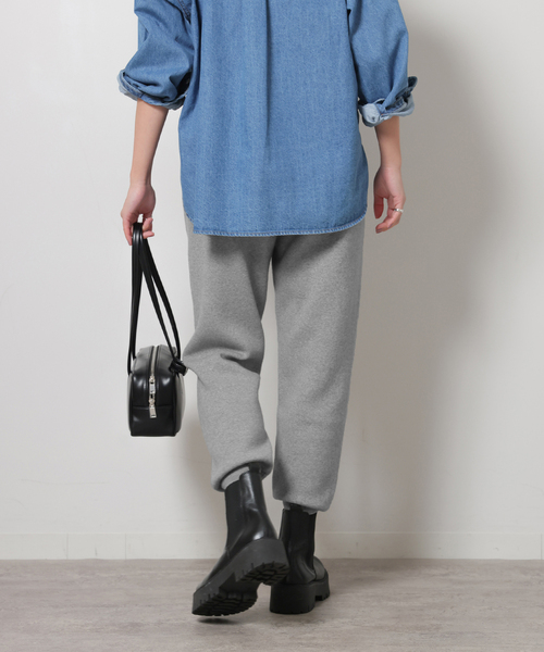 JOURNAL STANDARD relume(ジャーナルスタンダード レリューム)の「《追加3》ニットジョガーパンツ(その他パンツ・レディース・ブラック/ライトグレー・FREE)」の20枚目の写真