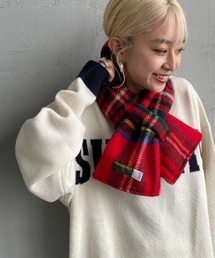 TWEEDMILL チェック柄マフラー 赤黒 楽天市場】【 ツイードミル Tweedmill 】 42×200cm 48×183cm