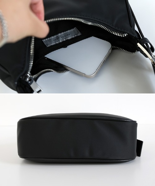 select MOCA（セレクトモカ）の「ハーフムーンワンハンドルバッグ（ショルダーバッグ・レディース・ブラック/ベージュ/ブルー・FREE）」の11枚目の写真