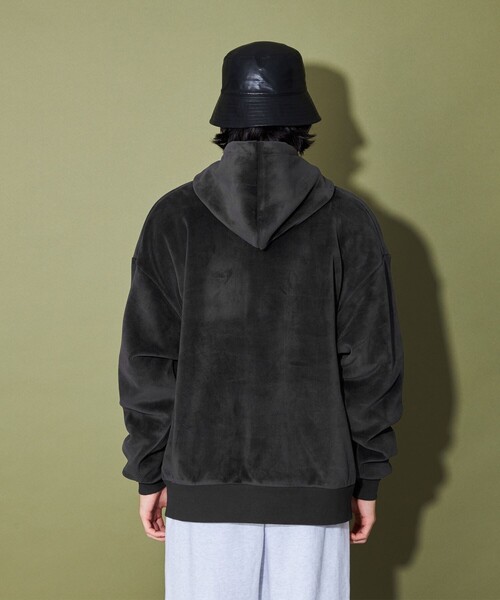 CITEN（シテン）の「＜CITEN＞フリースボンディングフードブルゾン（ブルゾン・メンズ・ブラック/グレー/オフホワイト・L/M）」の9枚目の写真