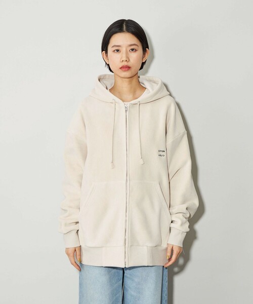 CITEN（シテン）の「＜CITEN＞フリースボンディングフードブルゾン（ブルゾン・メンズ・ブラック/グレー/オフホワイト・L/M）」の10枚目の写真