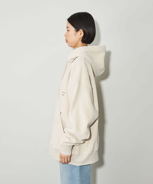 CITEN（シテン）の「＜CITEN＞フリースボンディングフードブルゾン（ブルゾン・メンズ・ブラック/グレー/オフホワイト・L/M）」の11枚目の写真