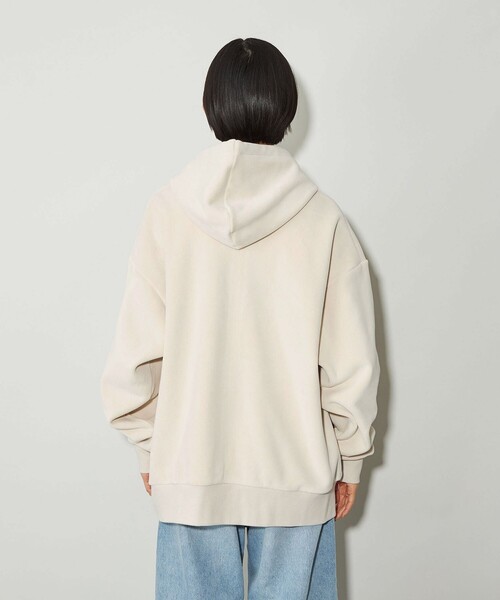 CITEN（シテン）の「＜CITEN＞フリースボンディングフードブルゾン（ブルゾン・メンズ・ブラック/グレー/オフホワイト・L/M）」の12枚目の写真