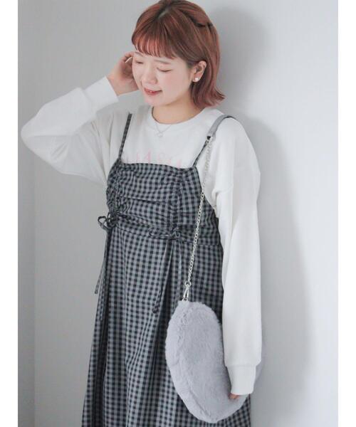 ehka sopo（エヘカソポ）の「ギンガムチェックドロストキャミ