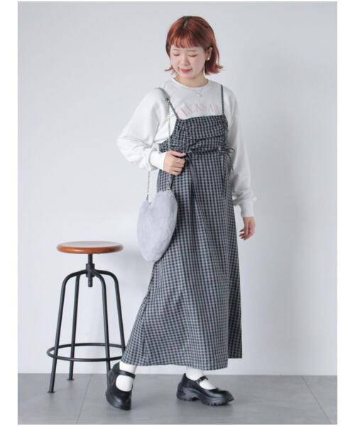 ehka sopo（エヘカソポ）の「ギンガムチェックドロストキャミ