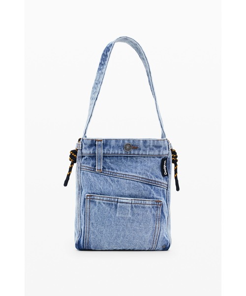 Desigual（デシグアル）の「REPRISEDENIMAMINI デニム ミニショルダーバッグ（ボディバッグ/ウエストポーチ・レディース・ブルー・FREE）」の5枚目の写真