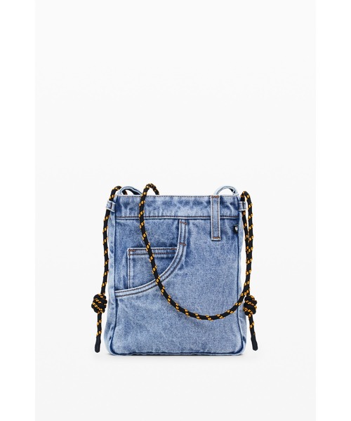 Desigual（デシグアル）の「REPRISEDENIMAMINI デニム ミニショルダーバッグ（ボディバッグ/ウエストポーチ・レディース・ブルー・FREE）」の6枚目の写真