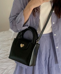 paravion | ハートボタンバッグ(トートバッグ)