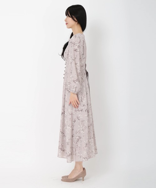 セール】フラワープリントワンピース ワンピース（ワンピース