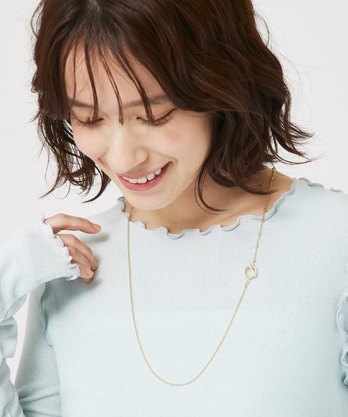 abahouse mavie(アバハウスマヴィ)の「ミニボールチェーンコンビネックレス(ネックレス・レディース・シルバー/ゴールド・フリー)」の8枚目の写真