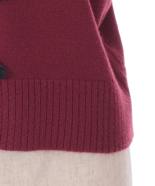 axes femme（アクシーズファム）の「タッセル刺繍チャイナ風カーディガン（カーディガン/ボレロ・レディース・ワイン/ブラック/ホワイト・FREE）」の19枚目の写真