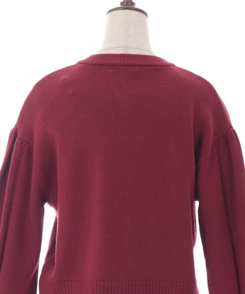 axes femme（アクシーズファム）の「タッセル刺繍チャイナ風カーディガン（カーディガン/ボレロ・レディース・ワイン/ブラック/ホワイト・FREE）」の21枚目の写真