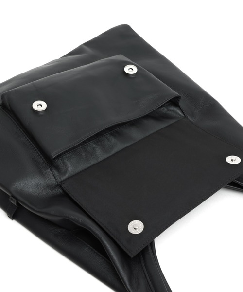 YArKA（ヤーカ）の「【YArKA/ヤーカ】 real leather multi length adjustment tote bag [opcc3] / リアルレザーマルチ調節トートバッグ（トートバッグ・レディース・ブラック・FREE）」の7枚目の写真