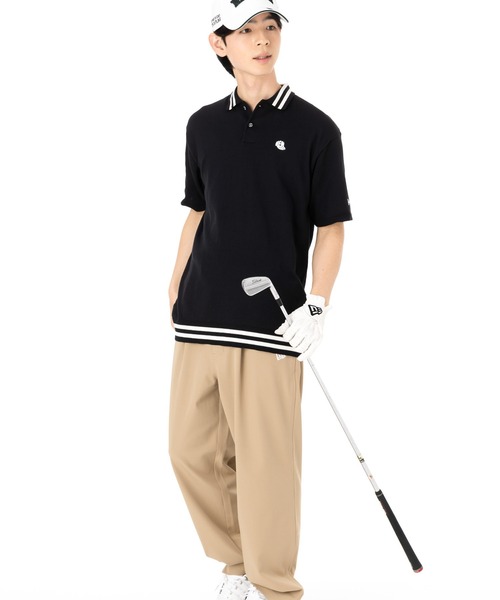 ニューエラgolf newera ゴルフウェア　サマー　ニット　ポロシャツ NEW ERA ポロシャツ ニューエラ ゴルフ 半袖ポロシャツ サマー